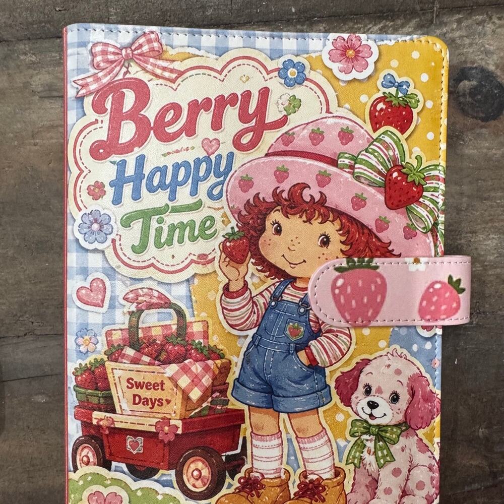 Strawberry Shortcake A5 Binder w/ matching paper
